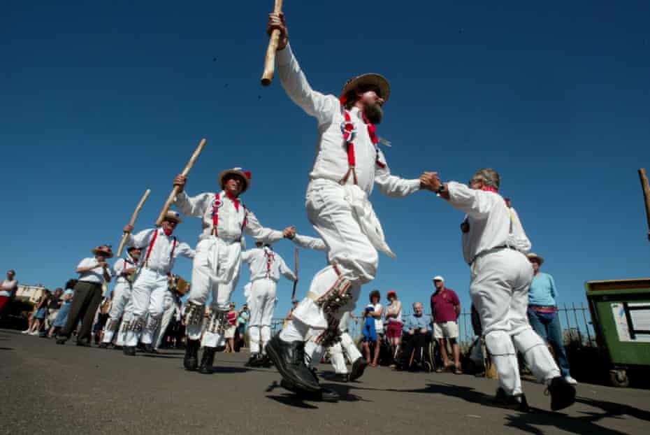 Morris Dancers perform at Broadstairs Folk Week.