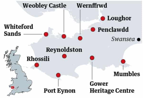 Gower map