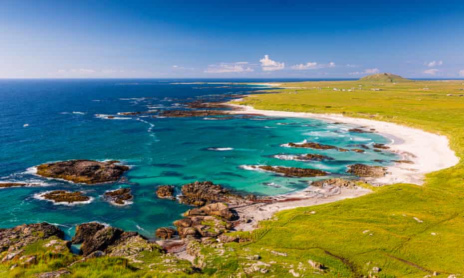 ‘Fringed with white sand beaches’: Tiree.