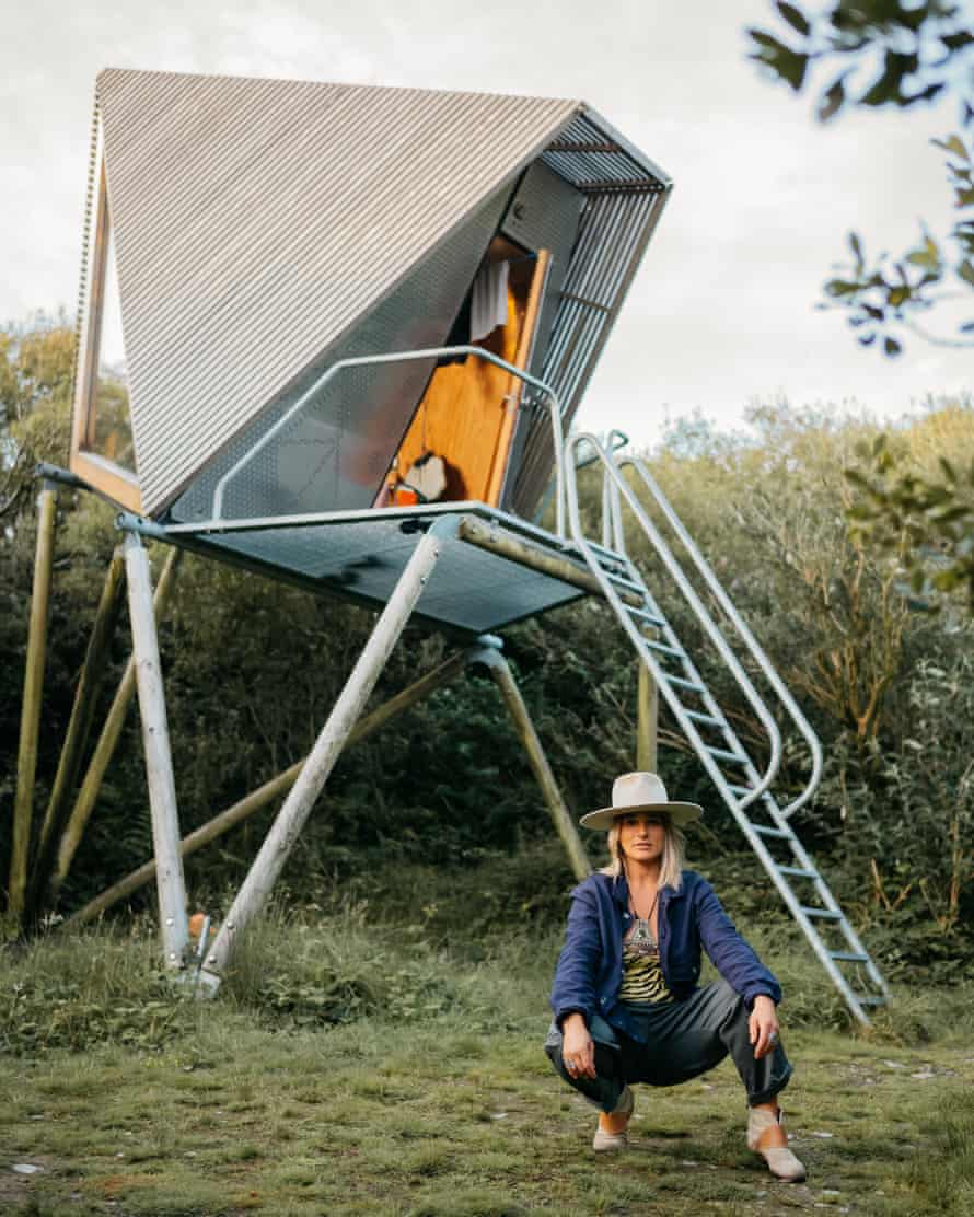 ‘A collection of extraordinary cabins’: Kudhva, Tintagel, Cornwall.