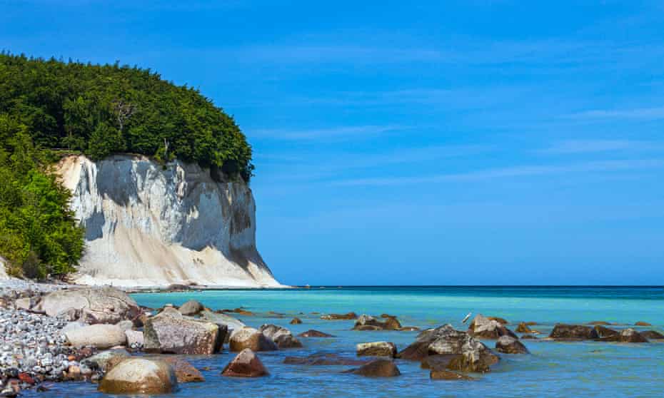 The chalk cliffs of Rügen.