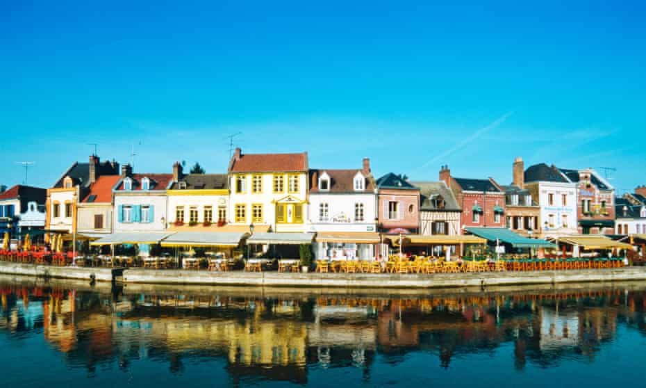 The canalside Saint-Leu district of Amiens