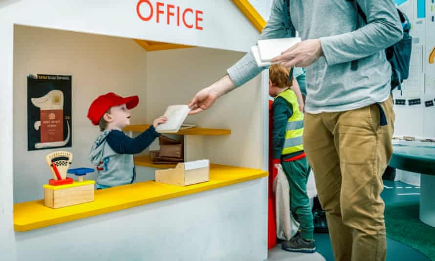 play post office for kids at the spostal museum