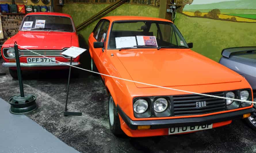 Classis Ford cars at Anglesey’s Transport Museum.