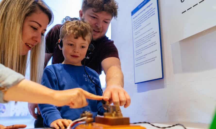 Morse code machine at PK Museum of Global Communications