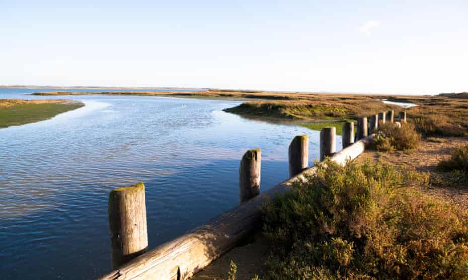 The estuary of Osea Island, Essex.