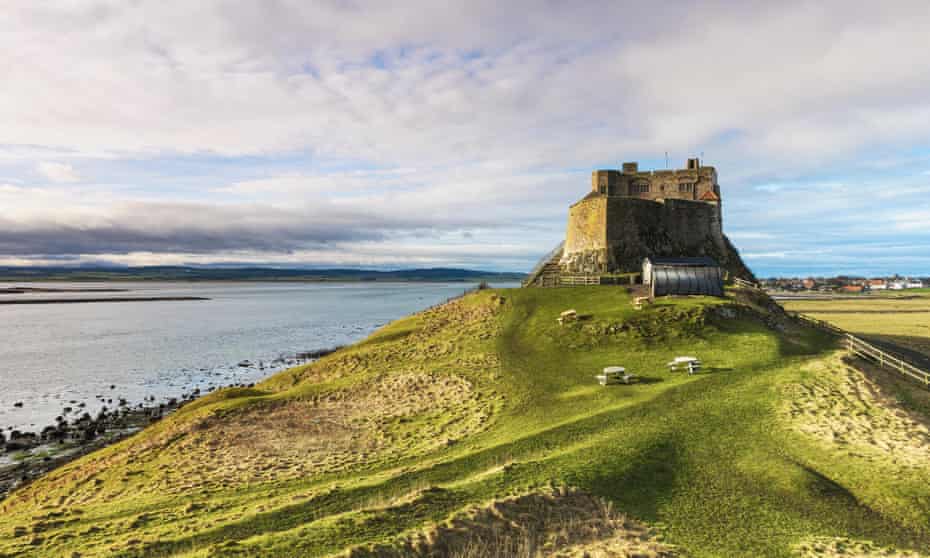 The 16th-century castle on Lindisfarne, Northumberland.