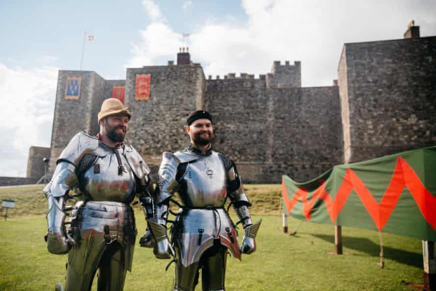 Two knights at Dover Castle