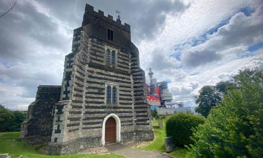 The 13th-century St Clement’s church, a filming location for the movie Four Weddings and a Funeral, near Grays, Essex, UK.