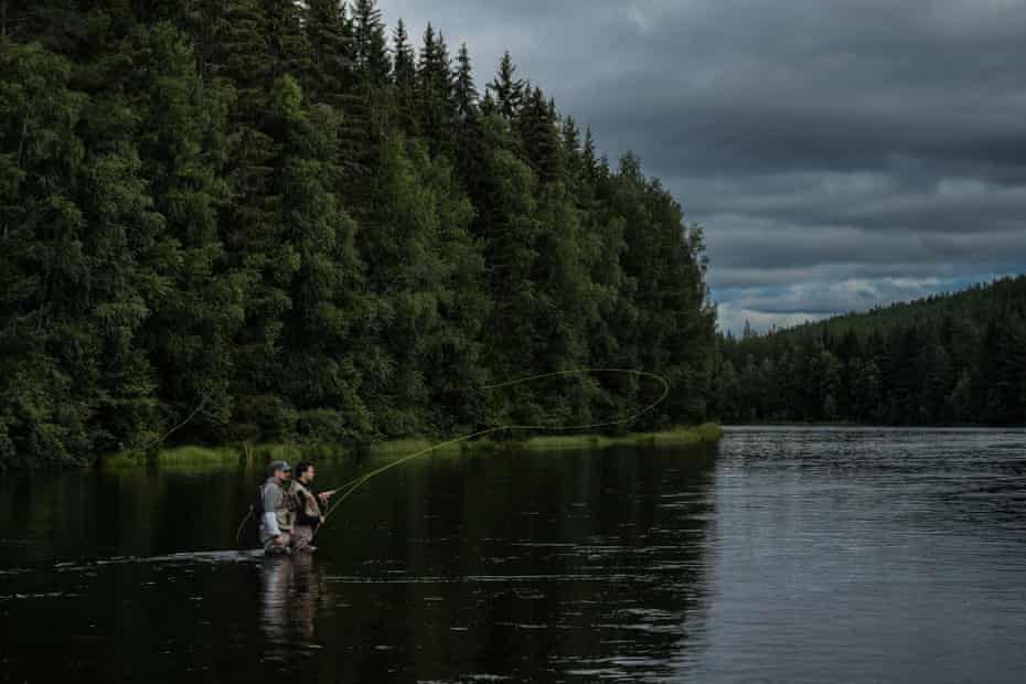 Alvdalen, Sweden: “Once you start [flyfishing],” says Giulio,” you never stop.”