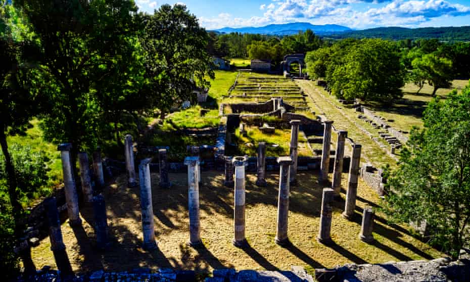 The Altilia archaeological site in Sepino.