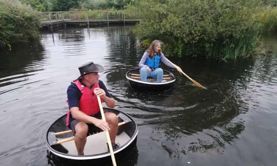 Coracles at Slimbridge