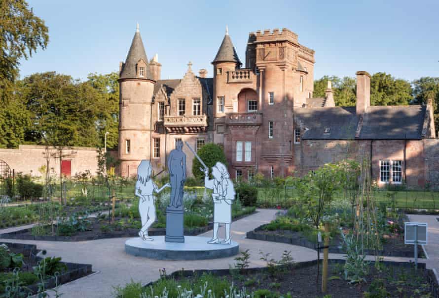 Hospitalfield House. Arts centre and historic house in Arbroath, Scotland.