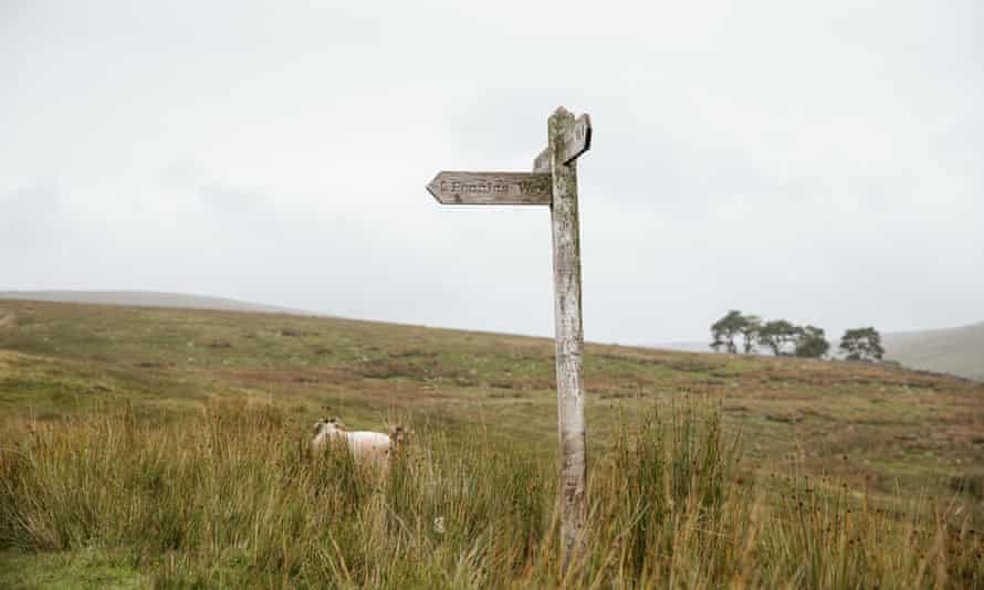 Guardian Travel - Yorkshire Walk. Start of walk on Penine Way