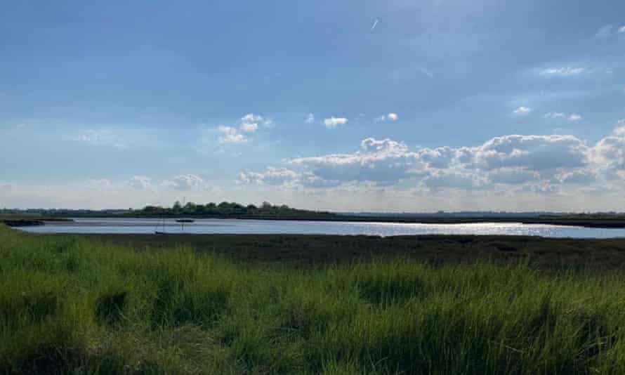 Horsey Island in Essex, England, UK.