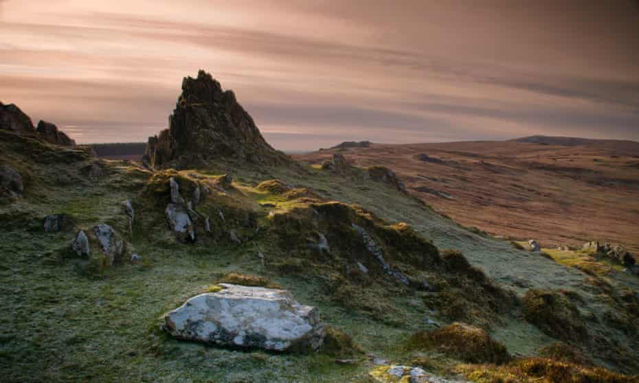 The Foel Drygarn hillfort in the Preseli hills.