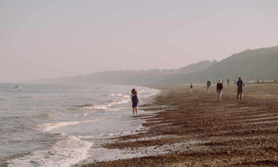 ‘We start with a bracing tramp north along the beach towards Walberswick.’