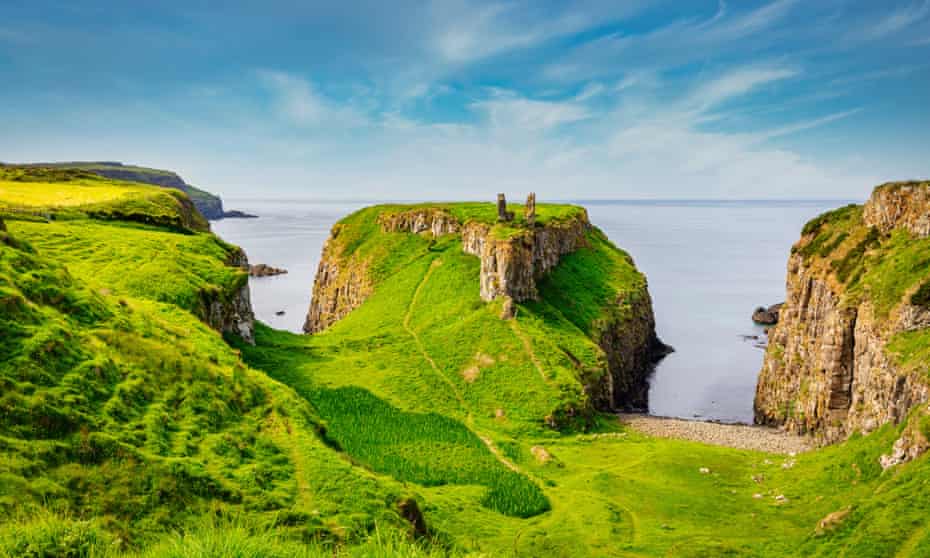 The coast near the hamlet of Dunseverick close to the Giant’s Causeway.