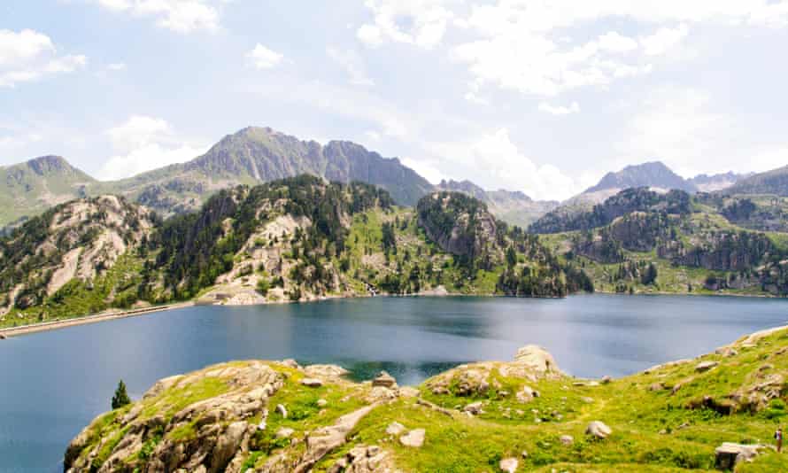 The Catalan Pyrenees around the Colomèrs lakes.