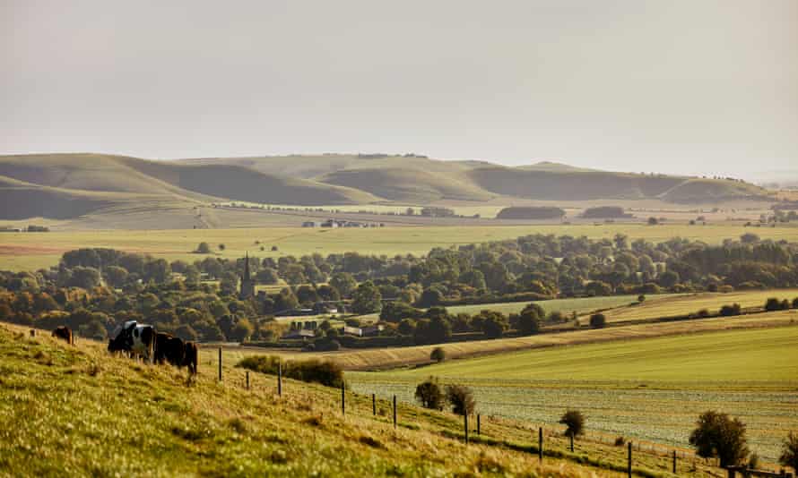 The view from the Roundway White Horse, Devizes