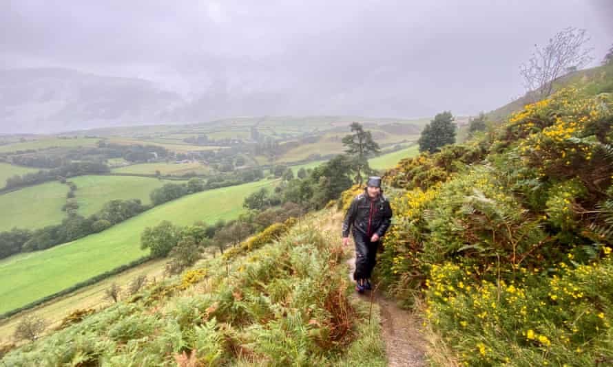 Rob Dingle on the Offa’s Dyke Path near Knighton