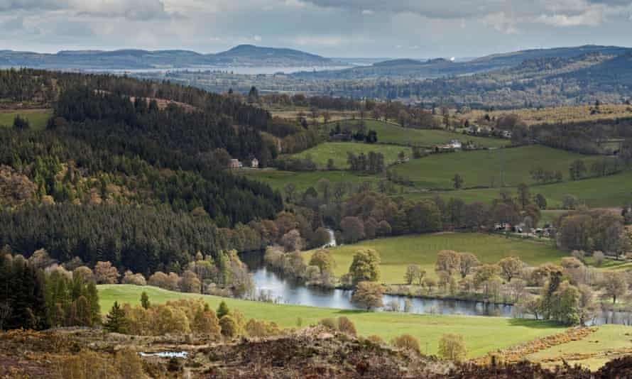 A view to the Beauly Firth near Inverness from the Aigas field centre.