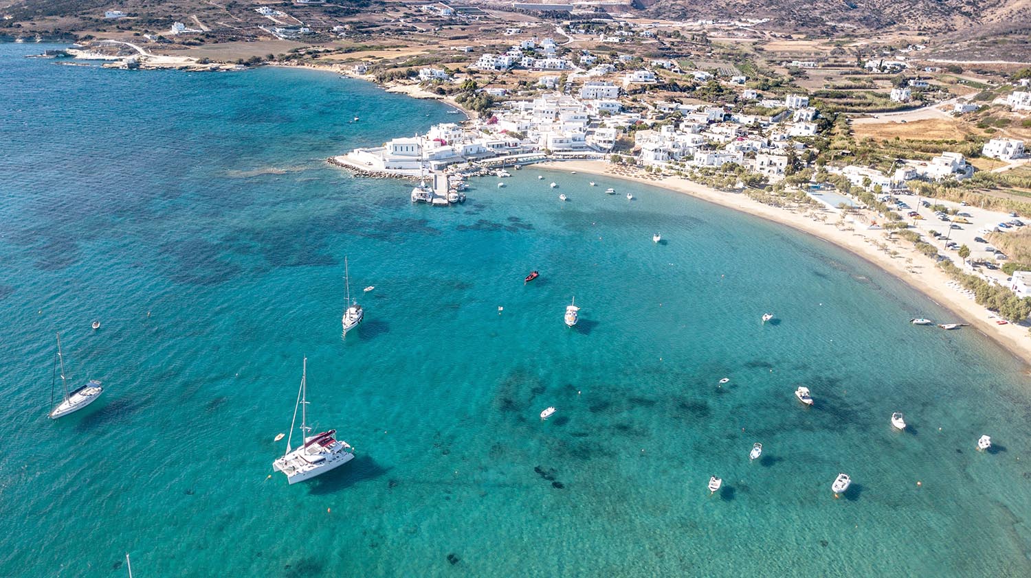 Pollonia on Milos Island