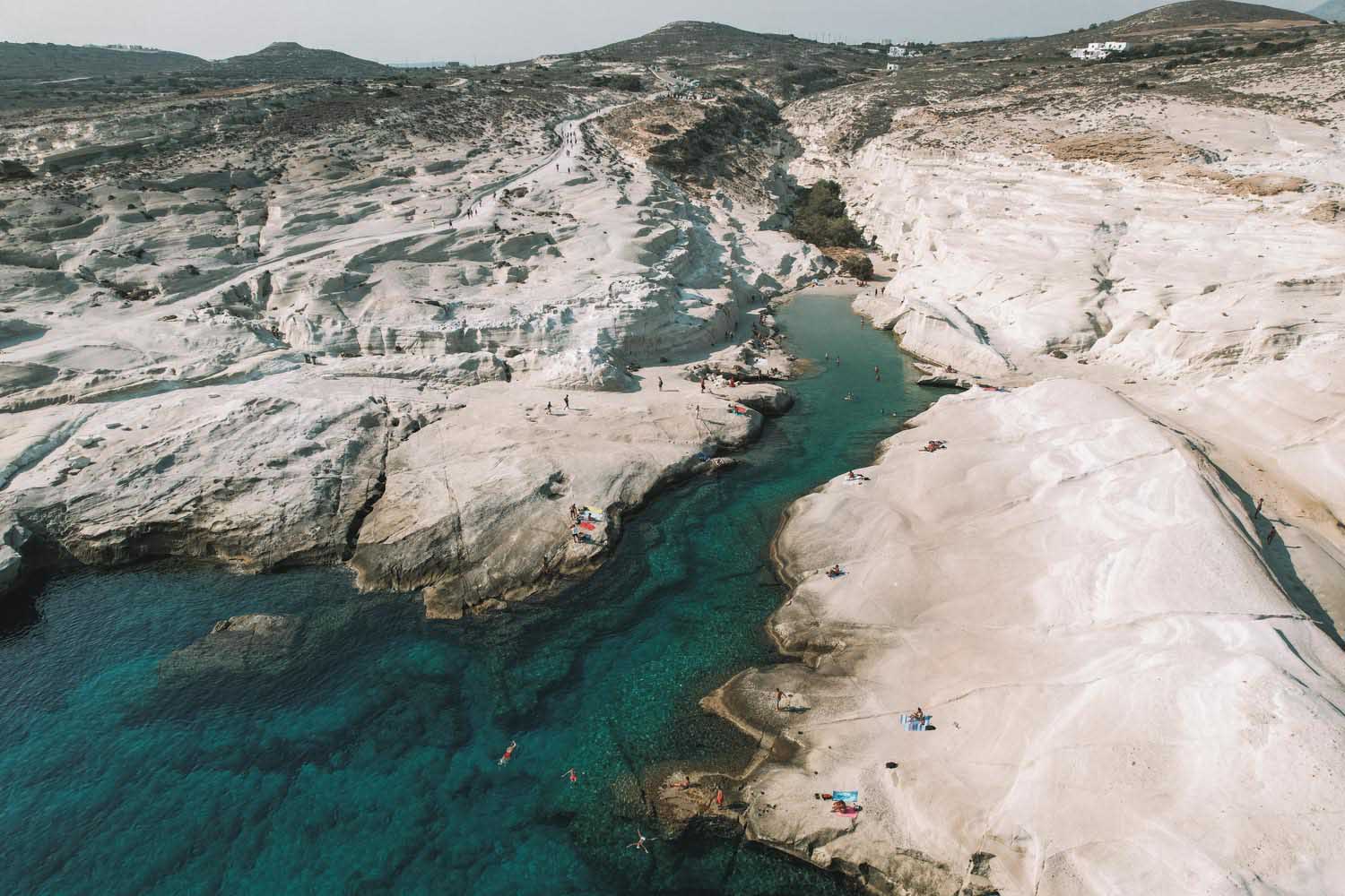 Sarakiniko Beach, Milos, Greece