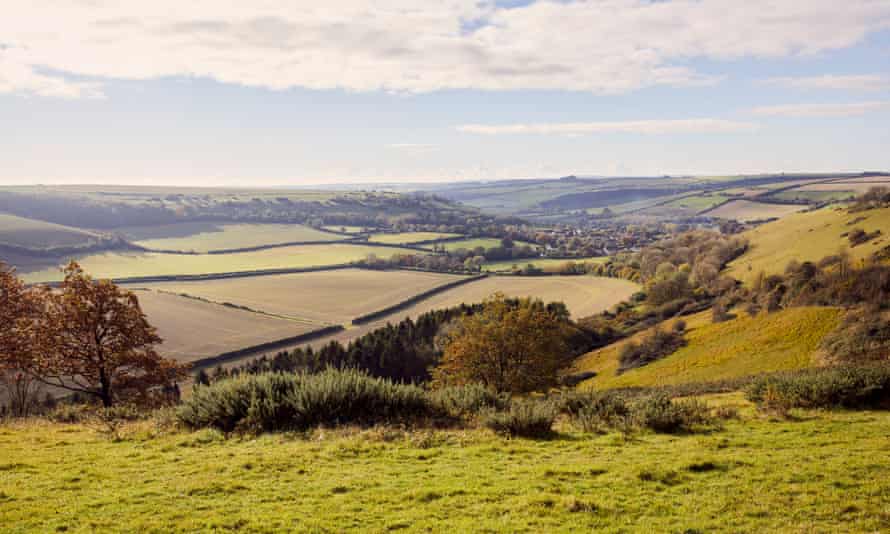 Leaving Cerne Abbas