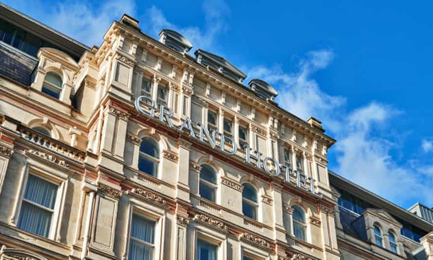 The Grand hotel’s imposing French Renaissance facade, Birmingham