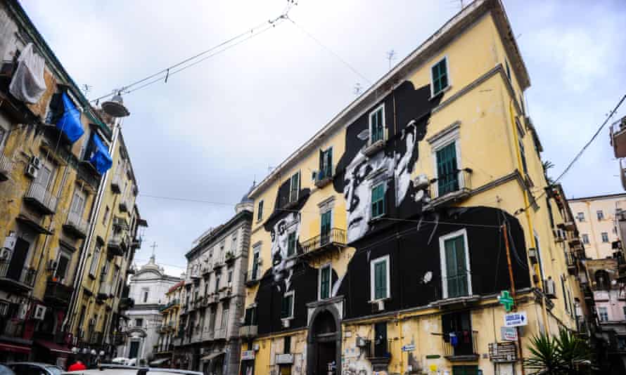 Sanità street murals.