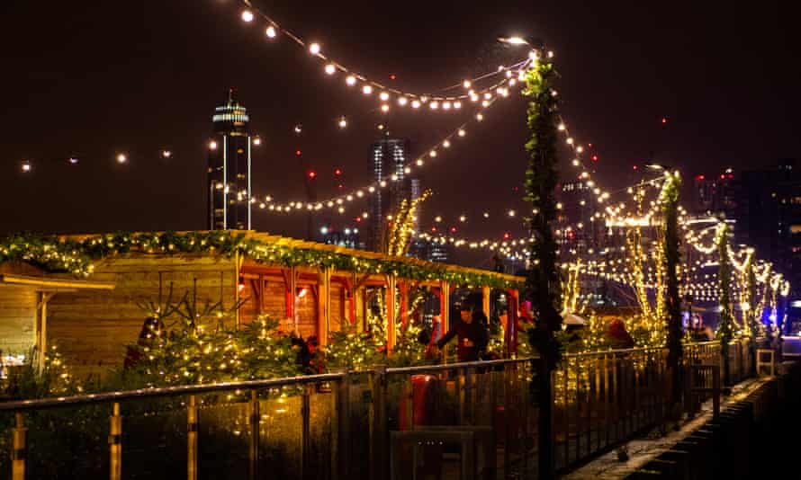 The Winter Village at Battersea Power Station