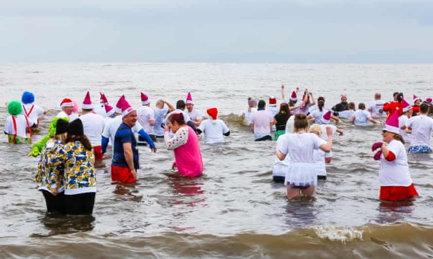 Boxing Day swim , Ayrshire