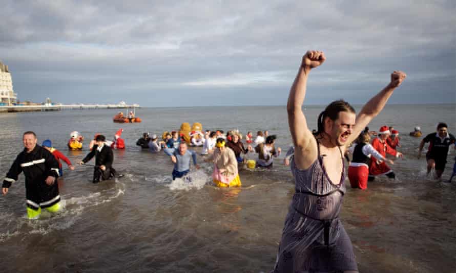 Swimming event on Boxing Day,