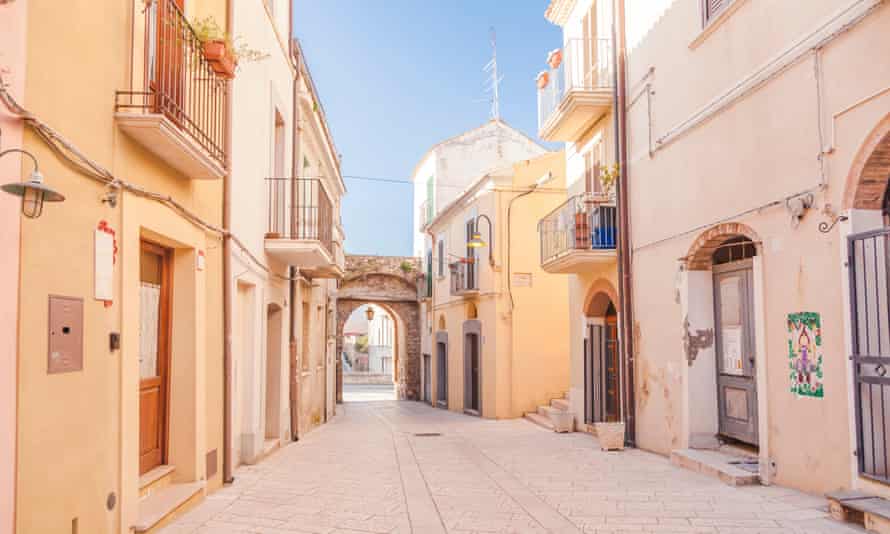 Italy, Molise, Termoli, Old town