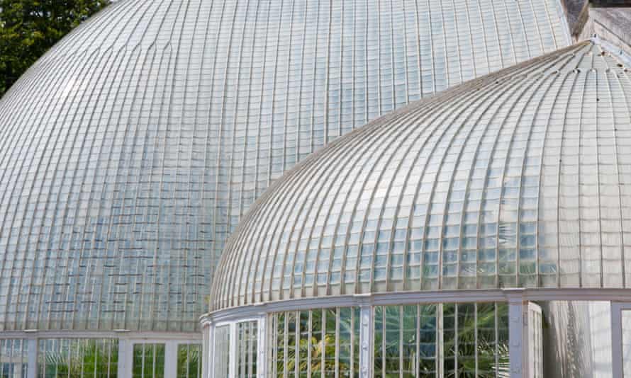 Palm houses at Bicton Park Botanical Gardens