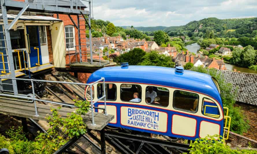 The cliff railway at Bridgnorth